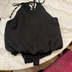 Blu Pepper Black body suit top